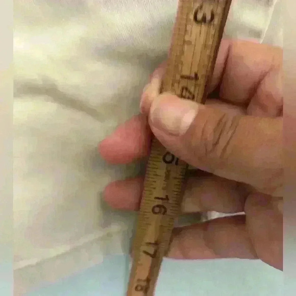 Vtg 90s D&Co Beige Cream Capri Pants Elastic Waist Womens Medium - Picture 6 of 10